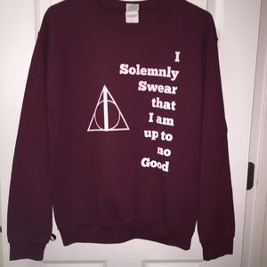 Harry Potter Deathly Hallows Crew Neck